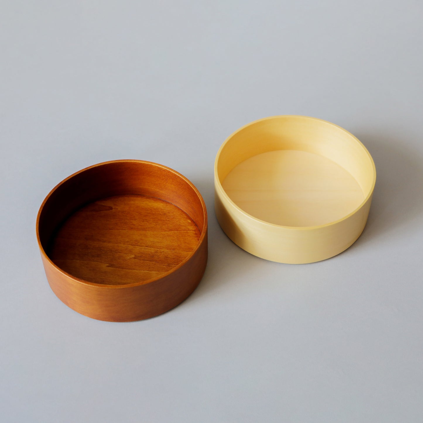 Lr 重箱 丸 拭き漆