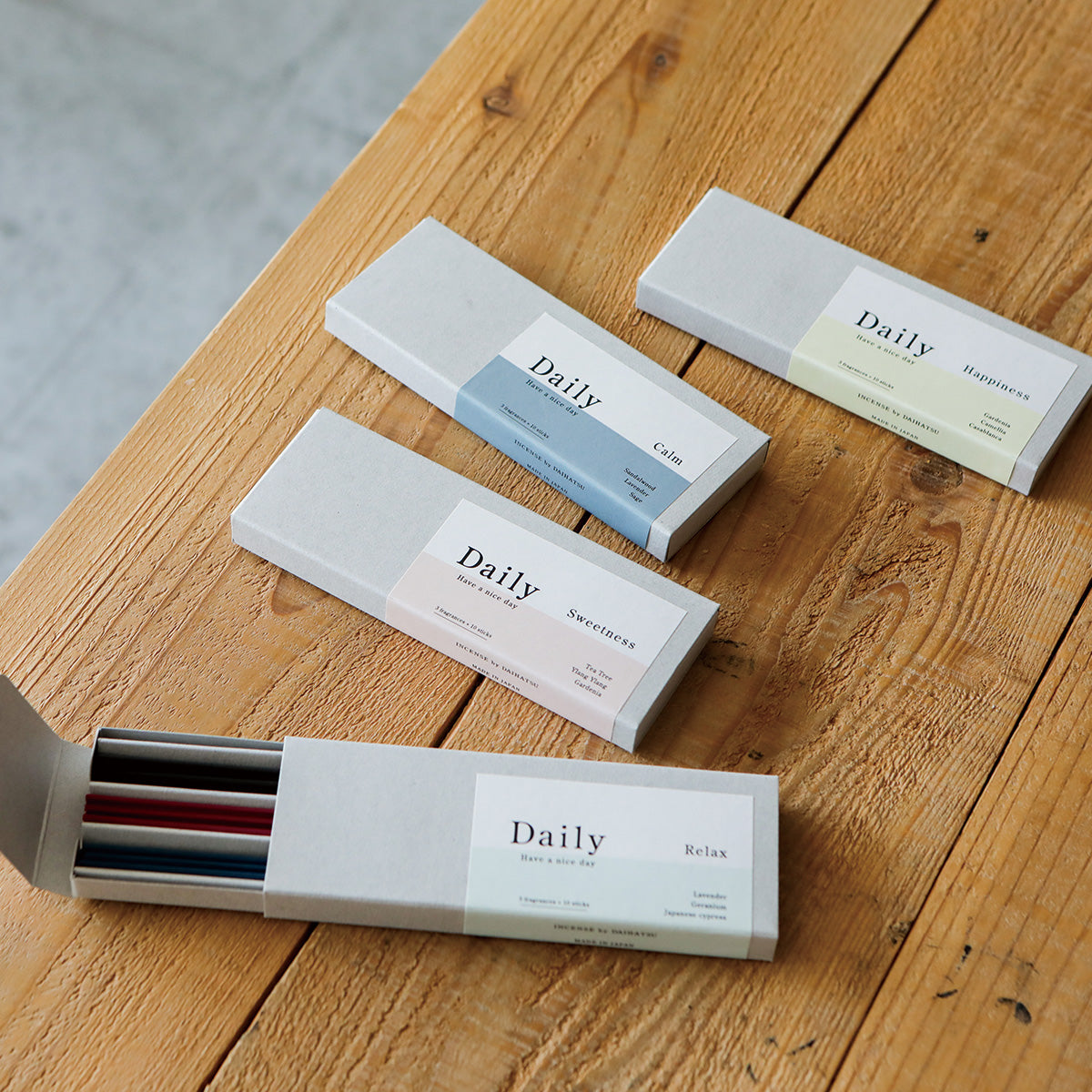 Daily INCENSE 3種 アソート